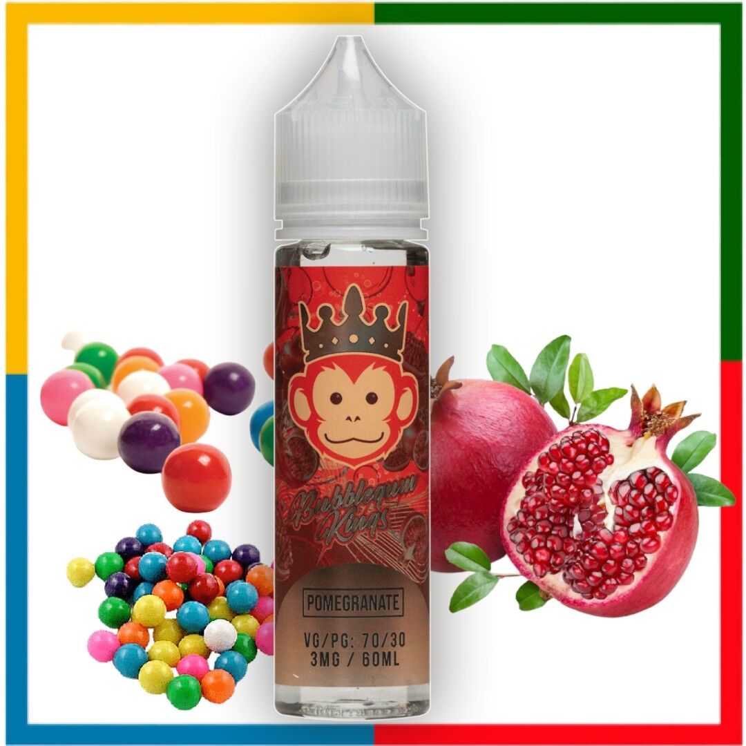 Bubblegum kings Pomegranate dr. vapes