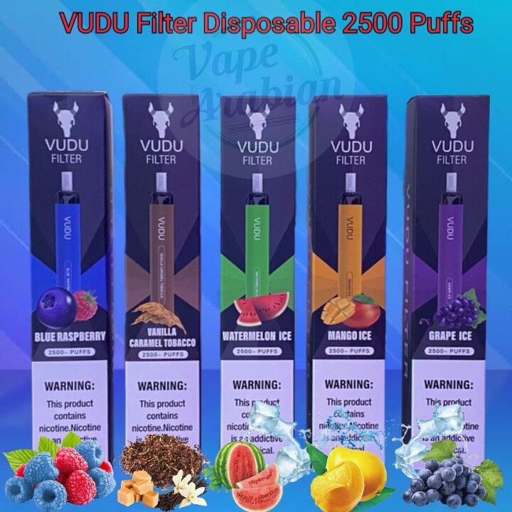 VUDU Filter 2500 Puffs Disposable Vape