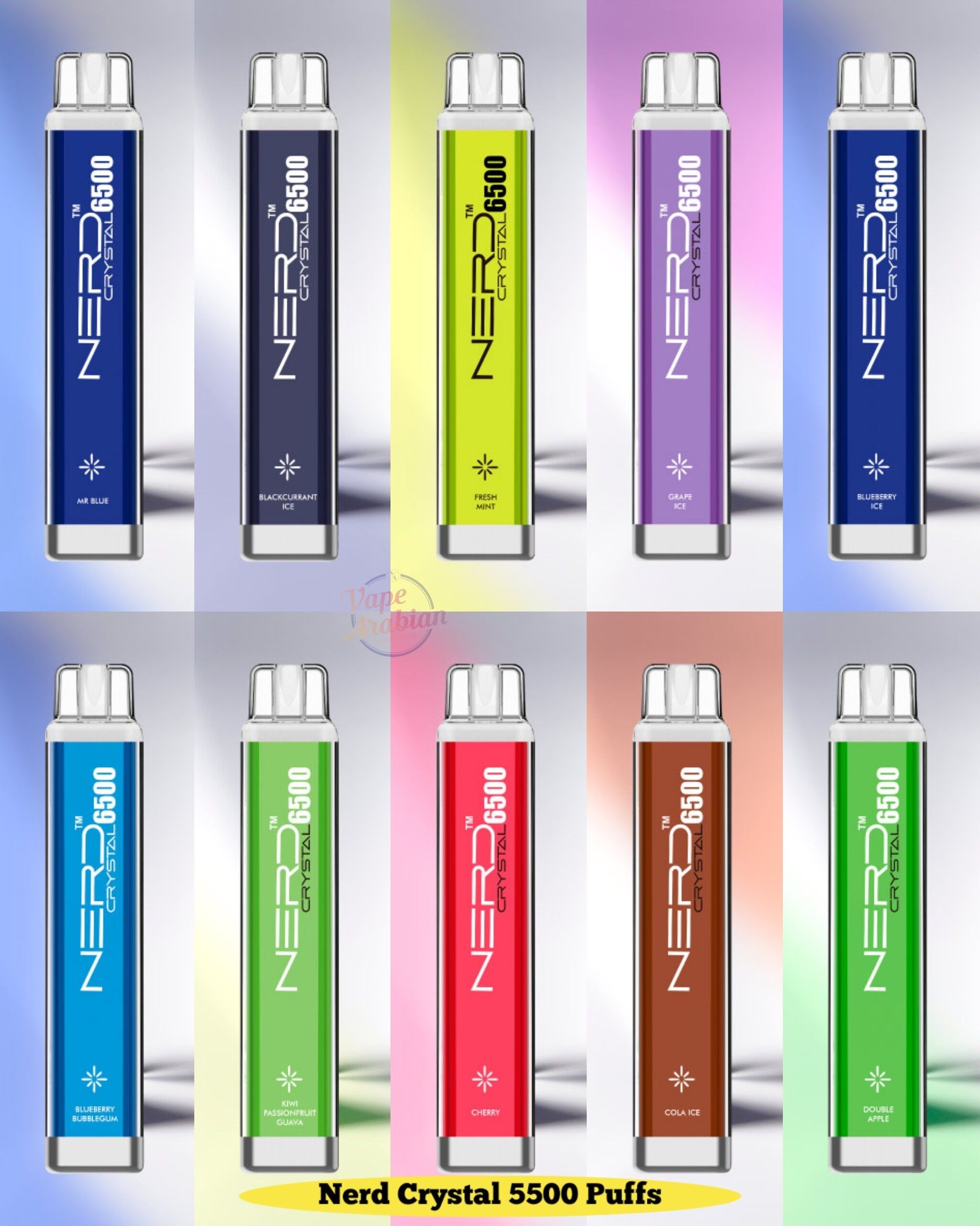 Nerd Crystal 5500 Puffs Disposable Vape
