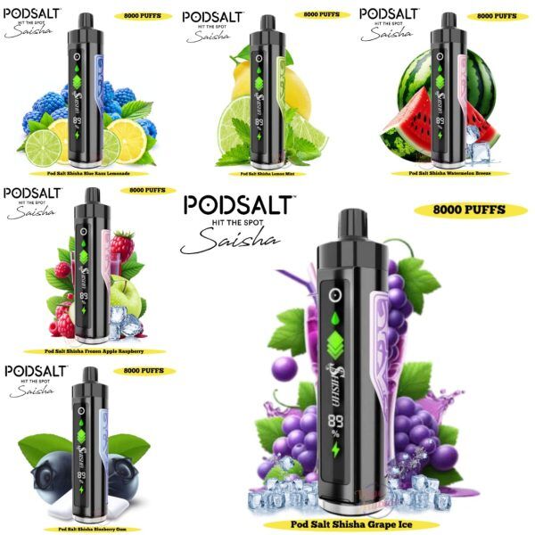 Pod Salt Shisha 8000 Puffs
