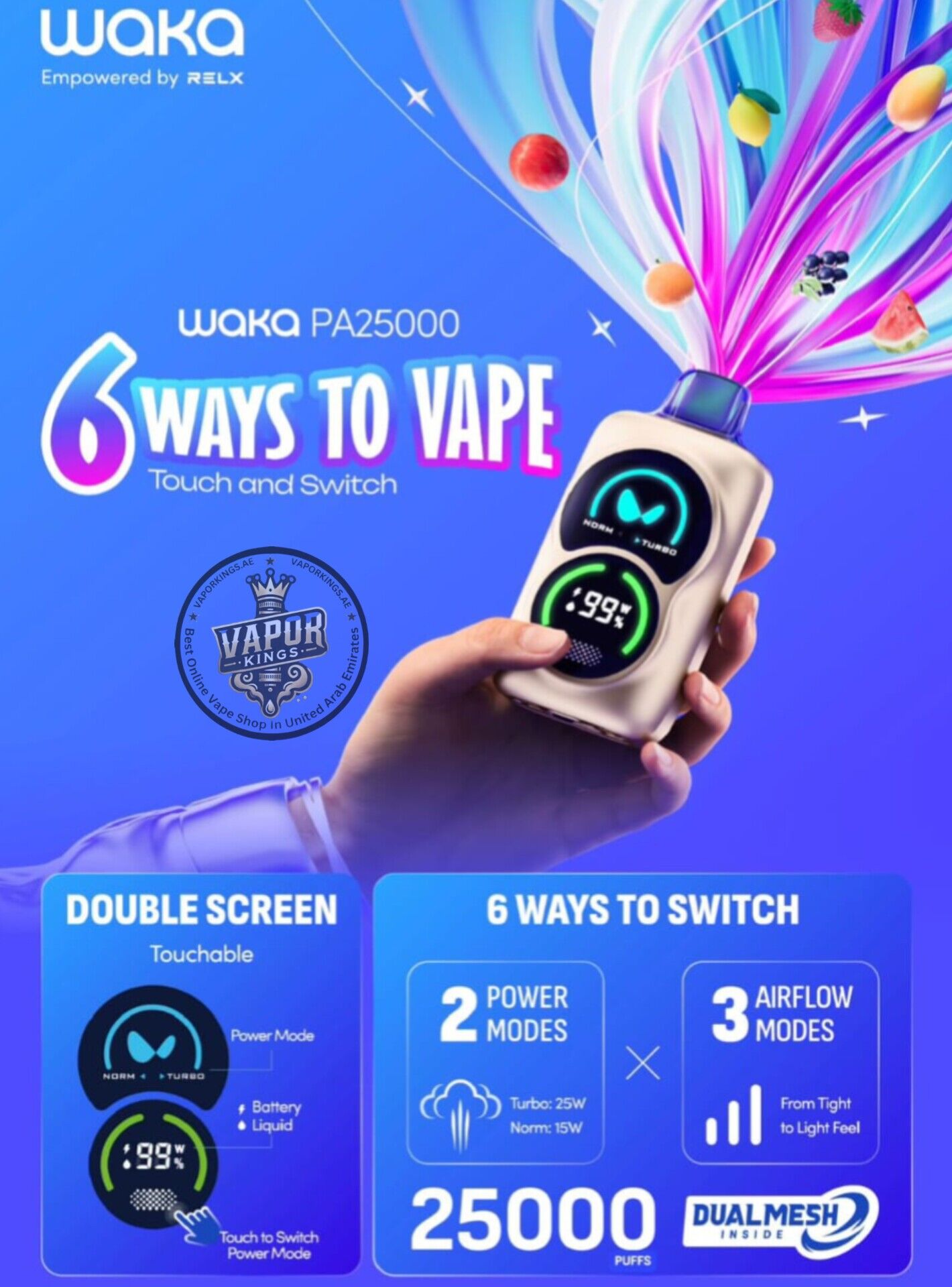 Waka PA25000 Puffs Disposable Vape